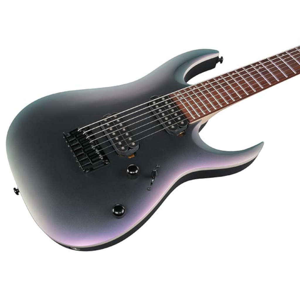Ibanez Standard RGA742EX 7-string Electric Guitar - Black Aurora Burst Matte