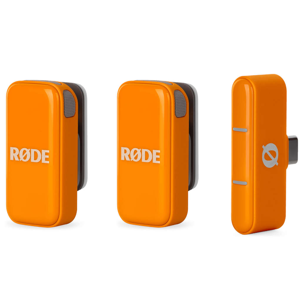 Rode Wireless Micro Microphone Kit - USB-C - Orange