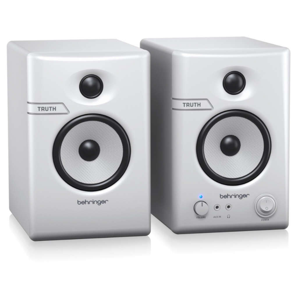Behringer Truth 3.5-inch Powered Studio Monitors with Bluetooth - White