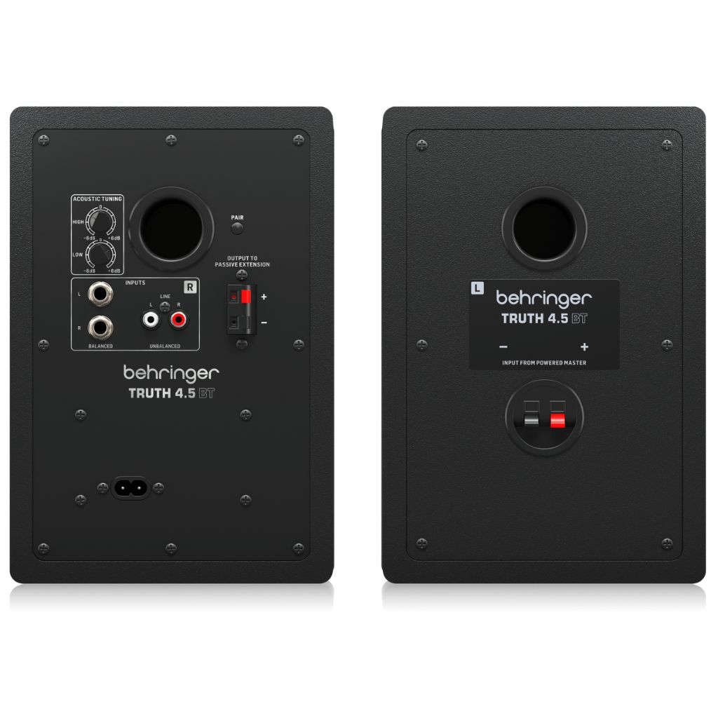 Behringer Truth 4.5-inch Powered Studio Monitors with Bluetooth - Black