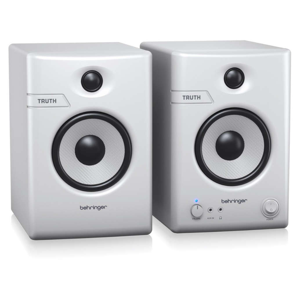 Behringer Truth 4.5-inch Powered Studio Monitors with Bluetooth - White