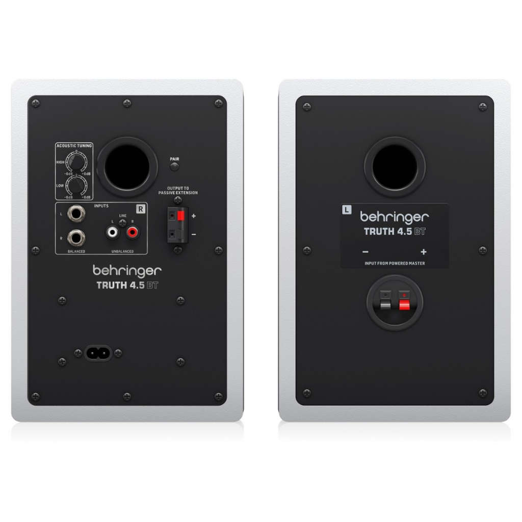 Behringer Truth 4.5-inch Powered Studio Monitors with Bluetooth - White