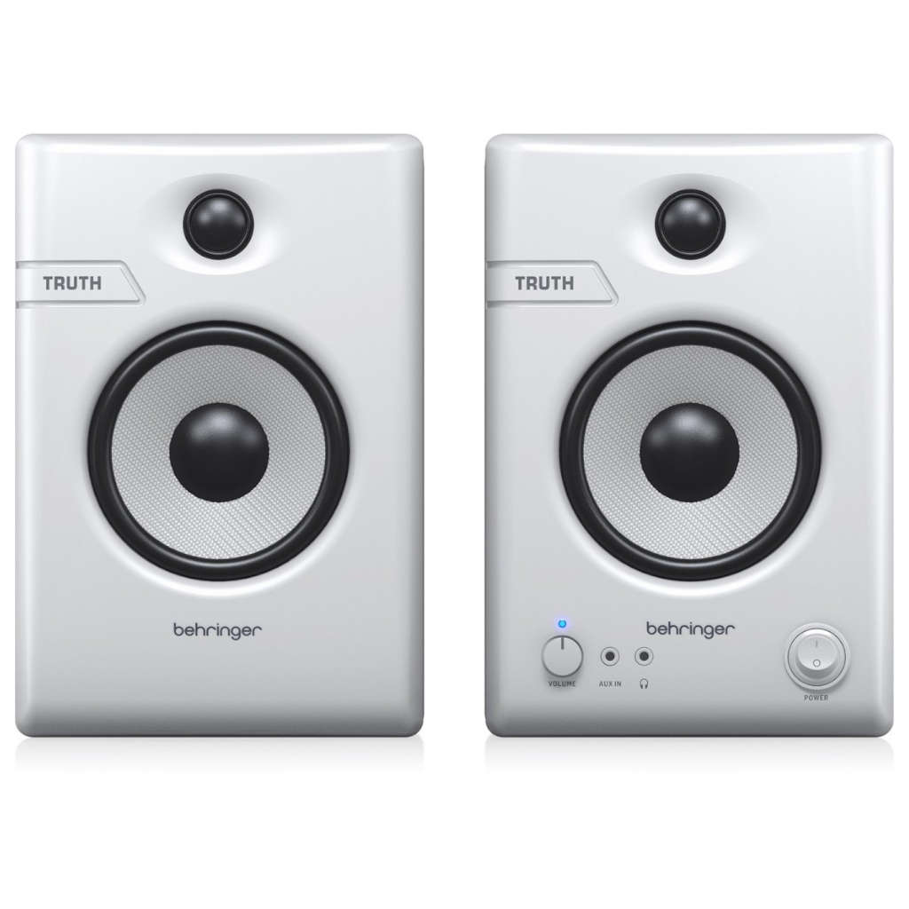 Behringer Truth 4.5-inch Powered Studio Monitors with Bluetooth - White