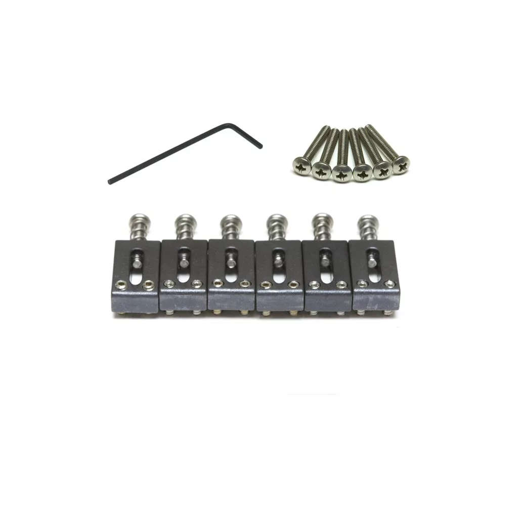 GRAPH TECH String Saver Saddle Model # 8000-00 Strat & Tele Style 2 1/16" Spaced (6 Pcs)