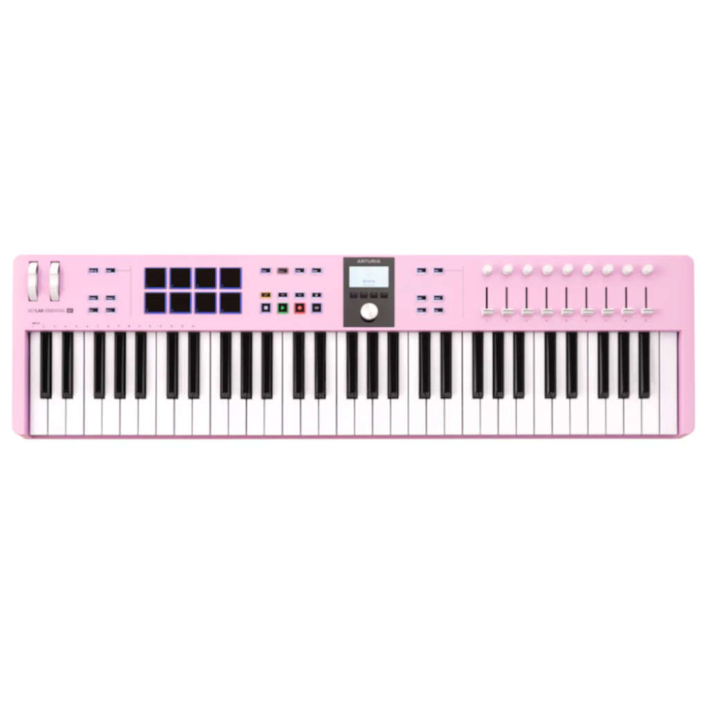 Arturia KeyLab Essential mk3 61-key Keyboard Controller - Rose Quartz
