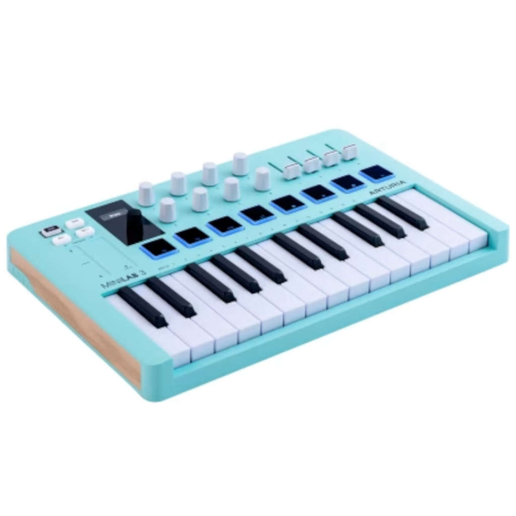 Arturia MiniLab 3 25 Slim-key Controller - Aquamarine