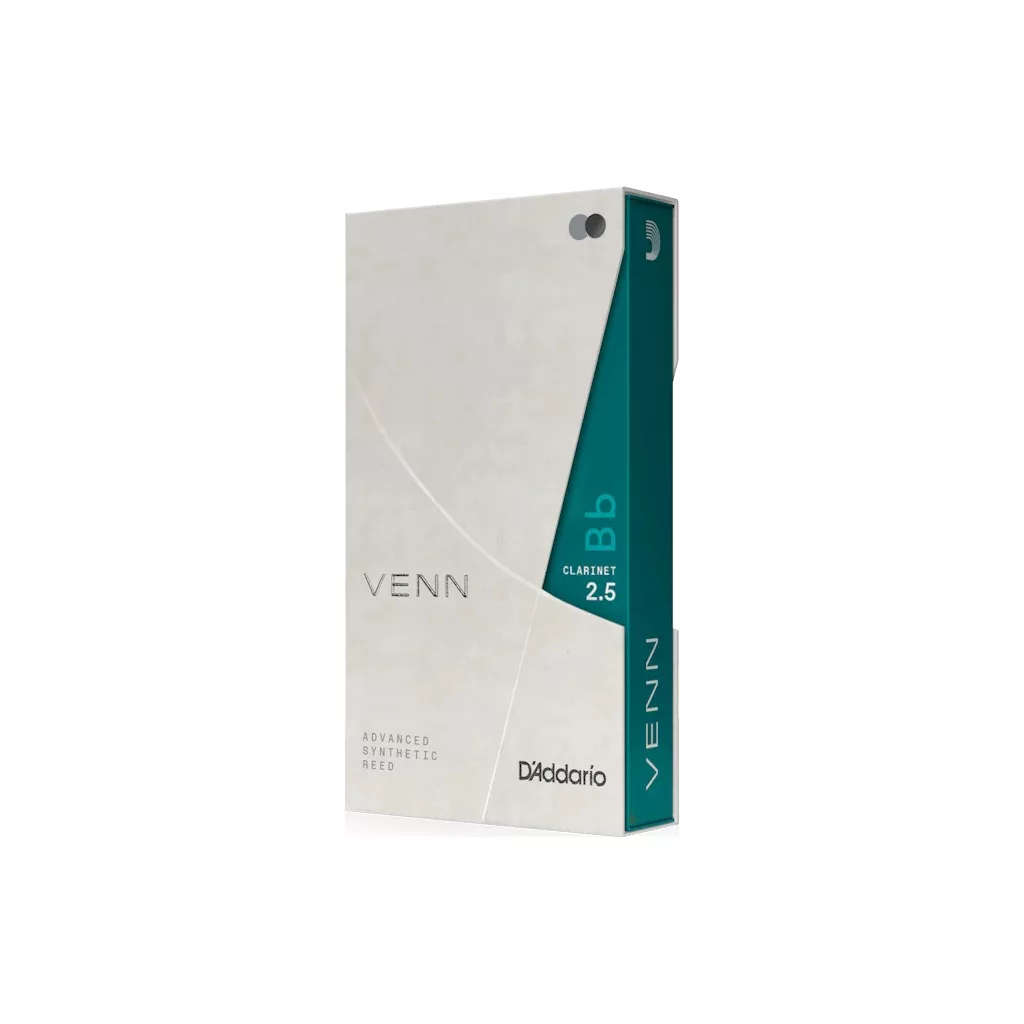 D'Addario VENN Bb Clarinet 2.5 Synthetic Reed