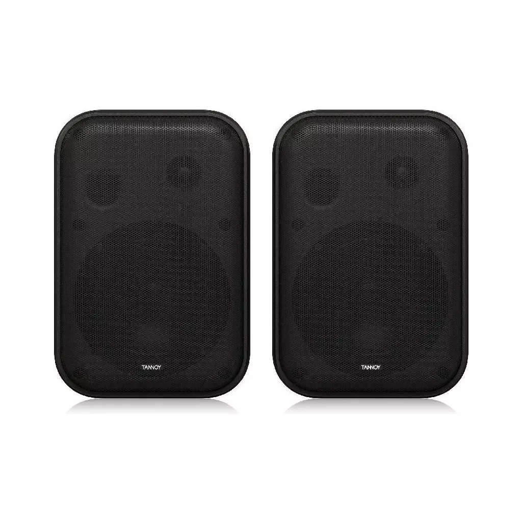 Tannoy VMS 1 5-inch Versatile 2-way Compact Install Monitors  Black (Pair)
