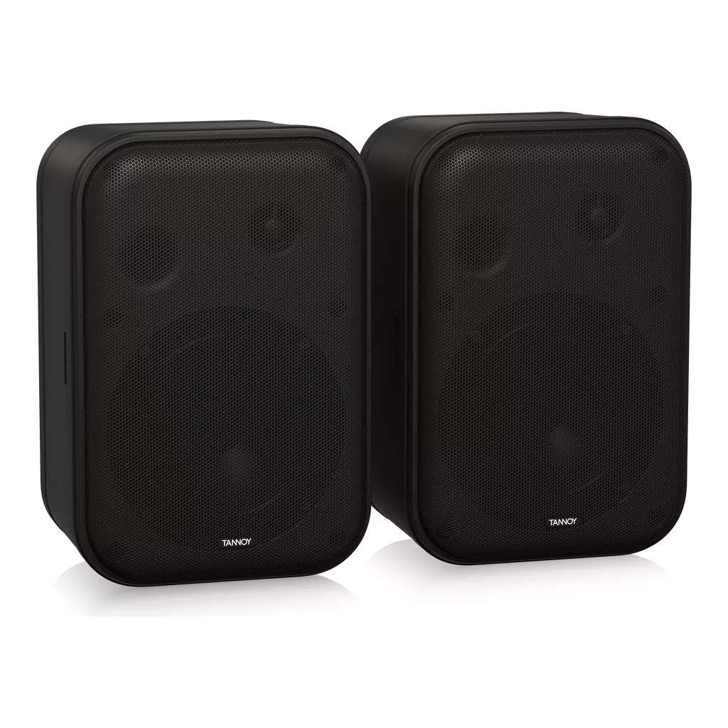 Tannoy VMS 1 5-inch Versatile 2-way Compact Install Monitors  Black (Pair)
