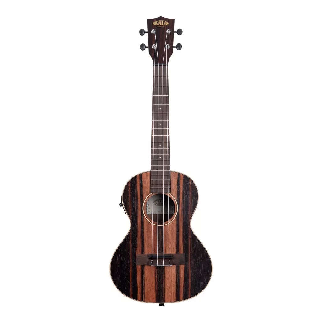 Kala Striped Ebony Tenor Ukulele with EQ
