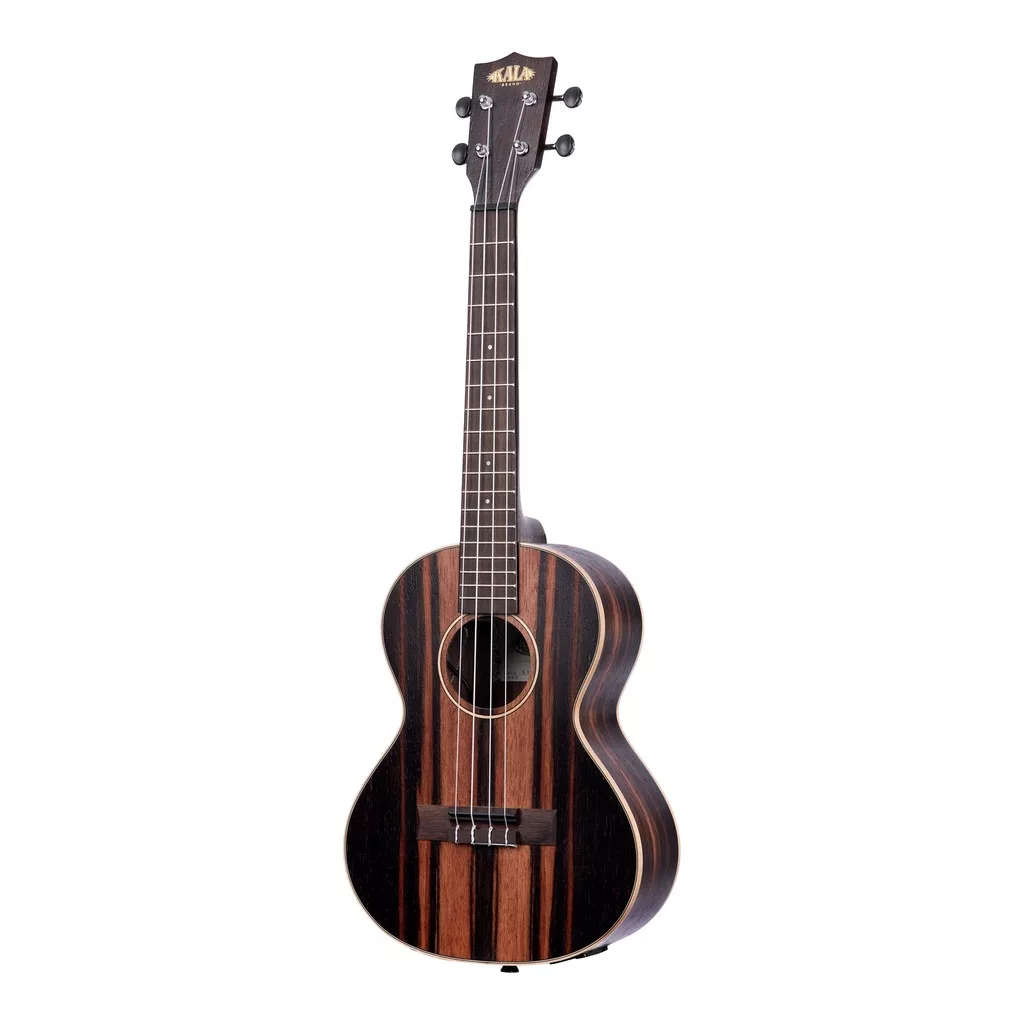 Kala Striped Ebony Tenor Ukulele with EQ