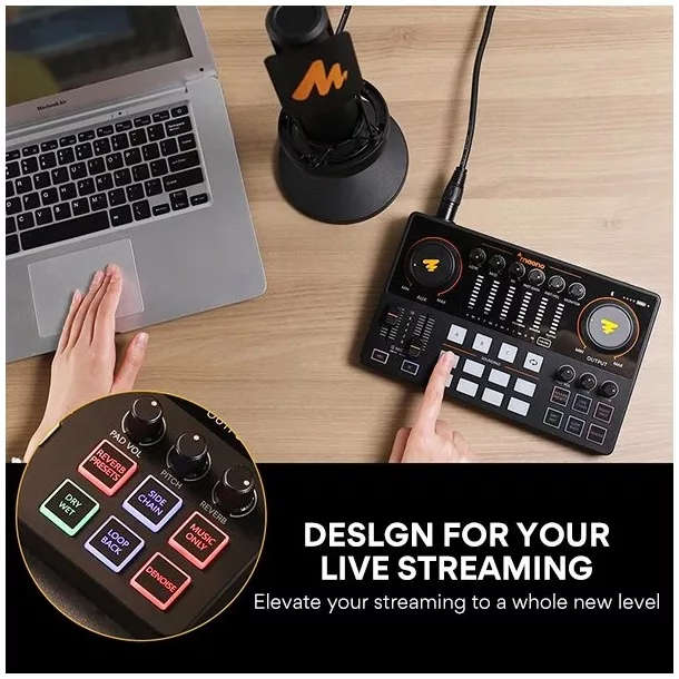 Maono E2 GEN2 Integrated Audio Production Studio With Dual XLR