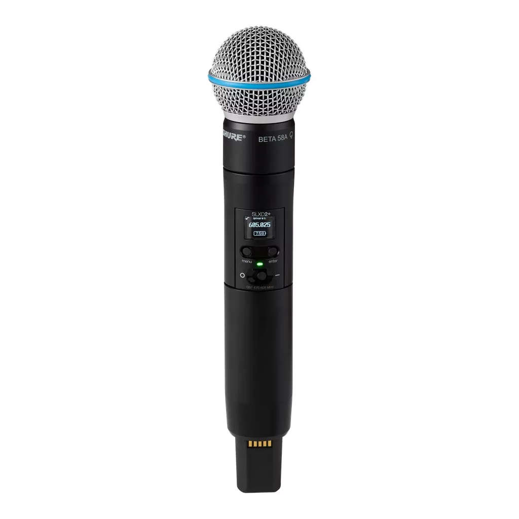 Shure SLXD24D+/B58 - Dual Wireless System with 2 SLXD2+/B58 Handheld Transmitters