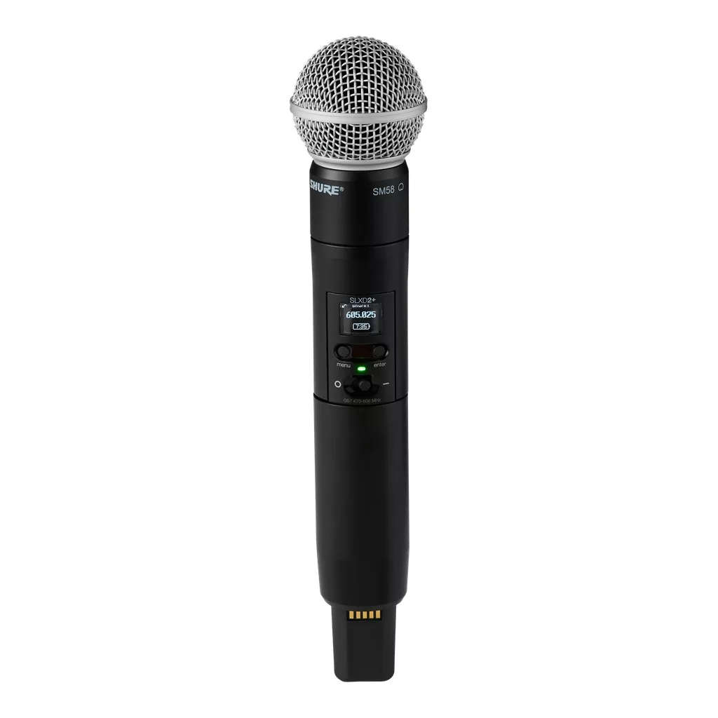 Shure SLXD24D+/58 - Dual Wireless System with 2 SLXD2+/58 Handheld Transmitters