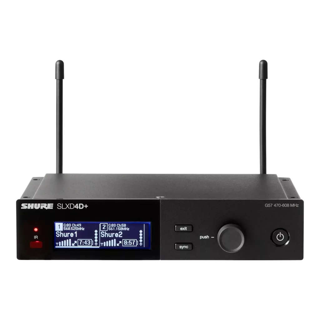 Shure SLXD24D+/58 - Dual Wireless System with 2 SLXD2+/58 Handheld Transmitters