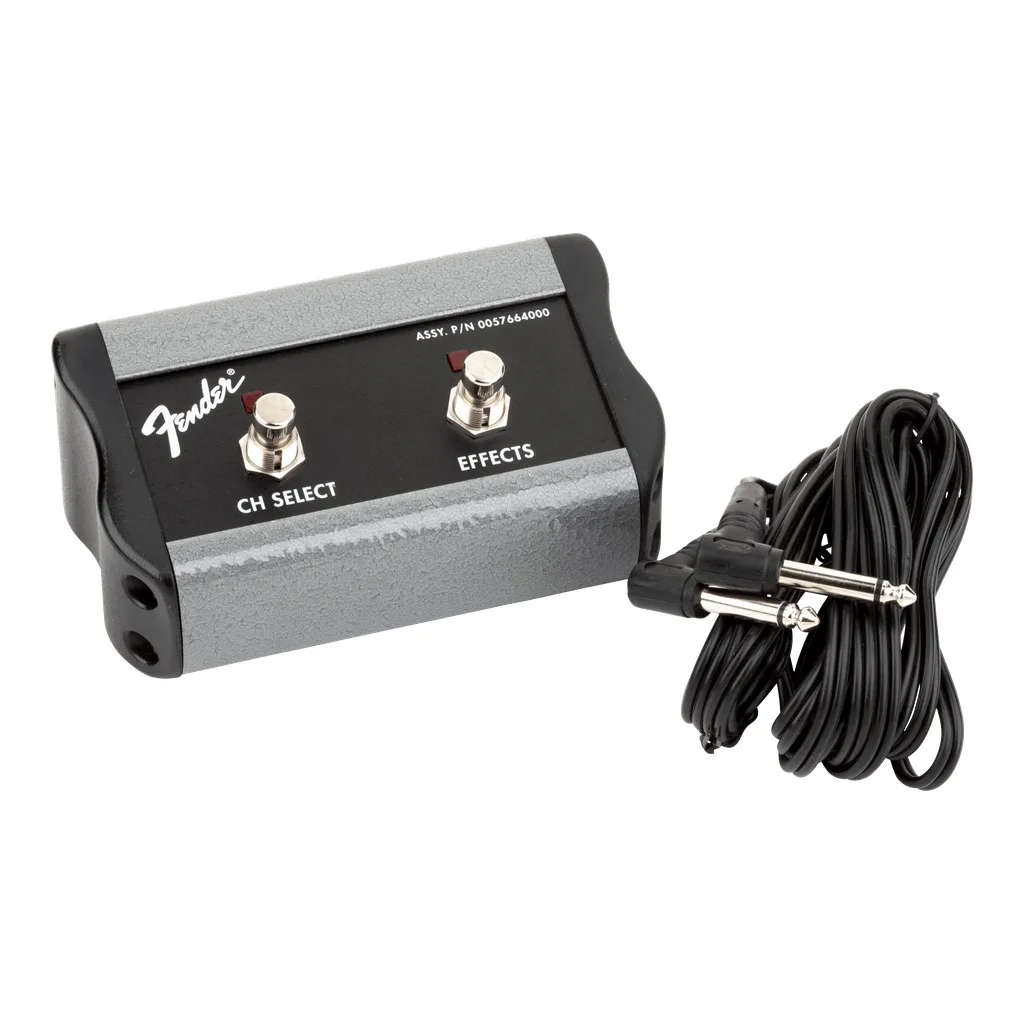 Fender 2-Button Footswitch: Channel/FX, 1/4" Connector