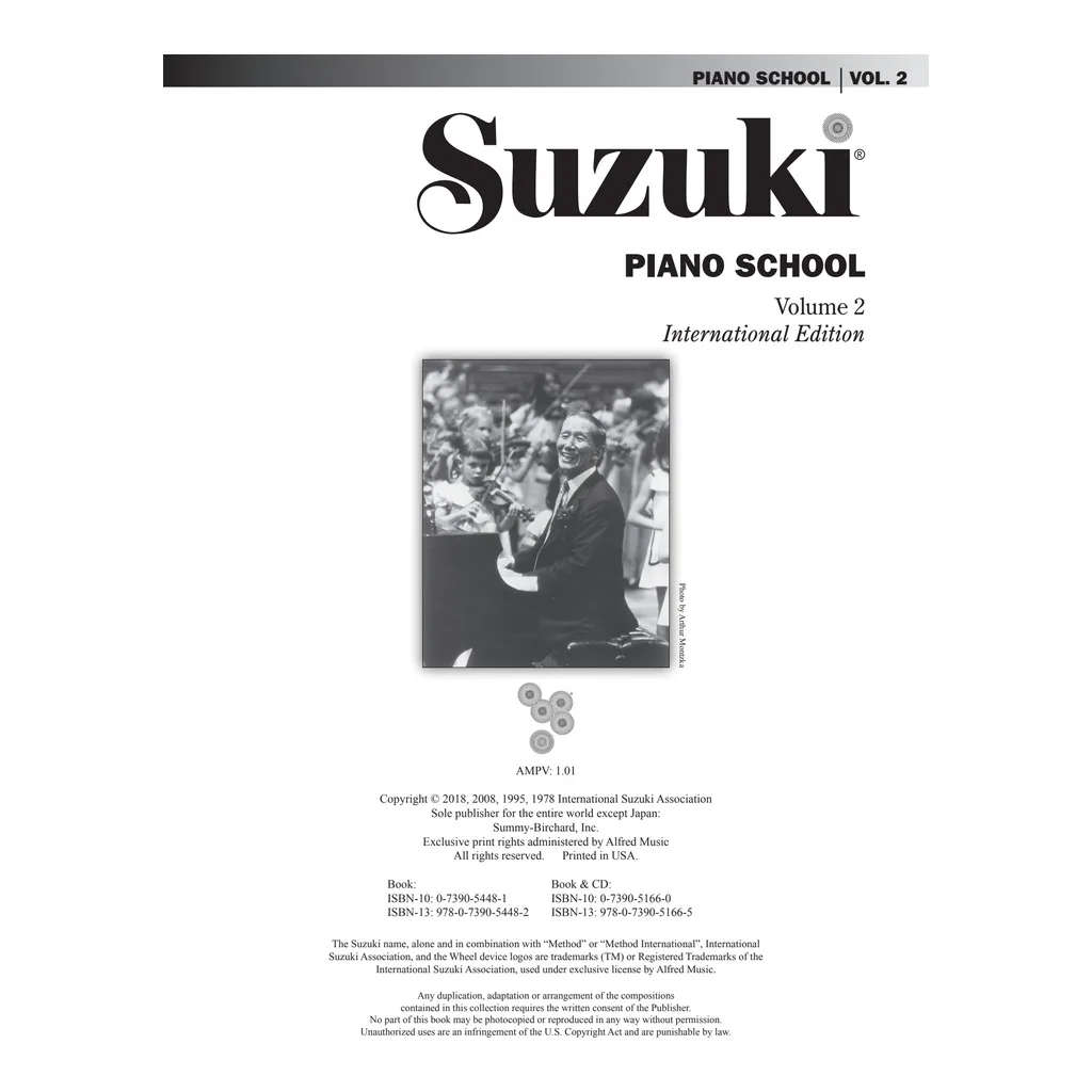 Alfred's Suzuki Piano School Volume 2 With CD
