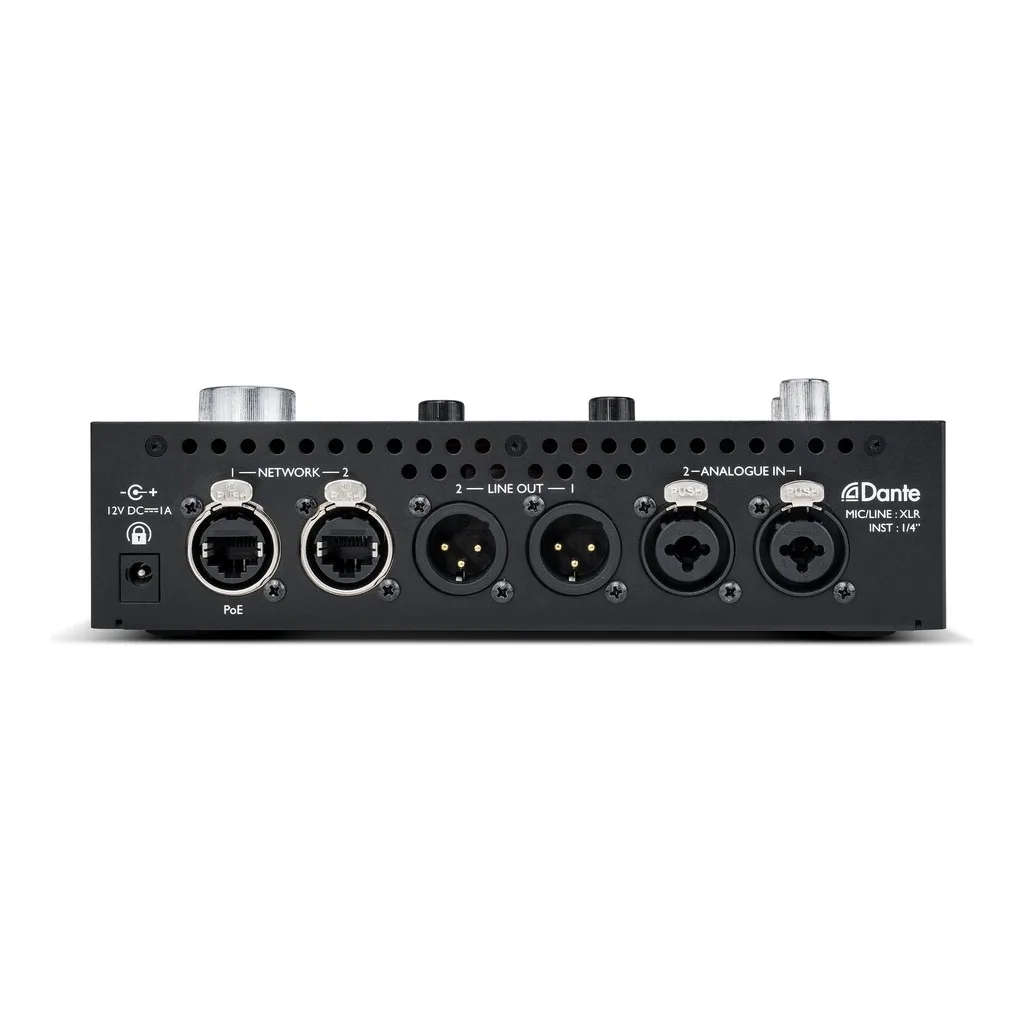 Focusrite Pro Rednet X2P 2x2 Ethernet Audio Digital IO with Mic Preamps