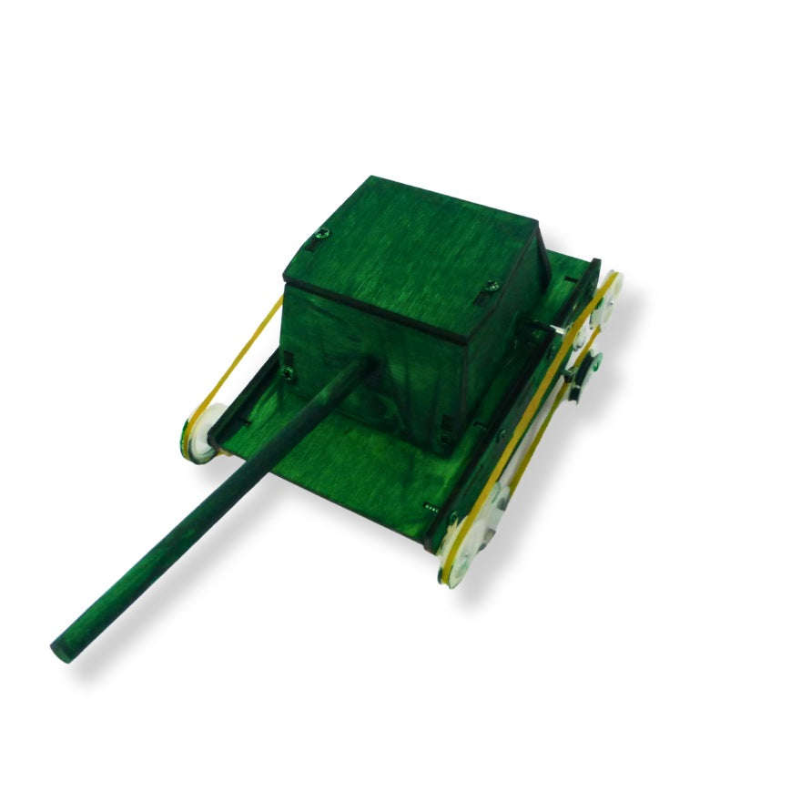 STEM Educational Toy: Thomas - The Small Wooden Tank