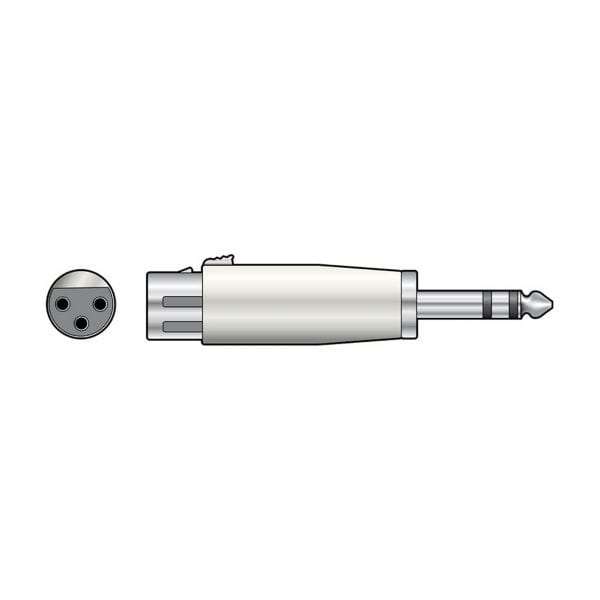 TVA Adaptor XLR Socket  6.3 ST Plug
