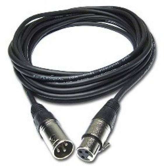 EWI XLR-XLR DMX Cable - 10m (Black)