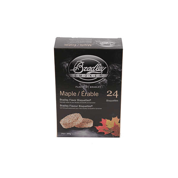 Bradley Smoker Maple Flavour Bisquettes 24-pack