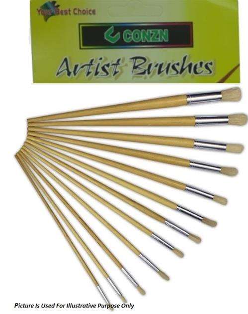 Brainware Artist 12 Nylon Brush Set