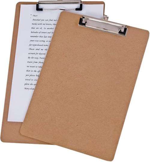 Brainware A4 Masonite Clipboard is a durable and lightweight writing surface designed for conveni...