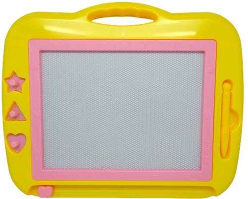 Brainware Magnetic Drawing and Writing Board Yellow