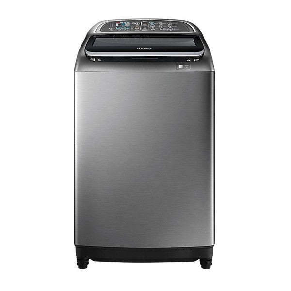 Samsung 18kg Silver Top Loader with Activ Dual Wash - WA18J6750SP