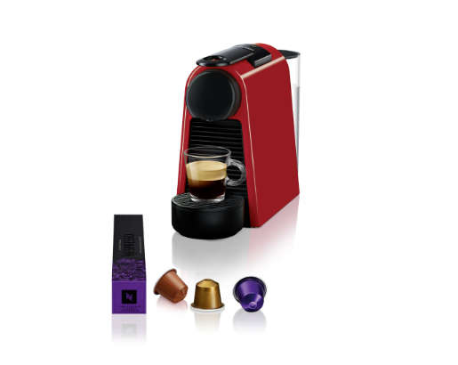 Nespresso Essenza Mini Coffee Machine - Ruby Red - D30-ZA-RE-NE2