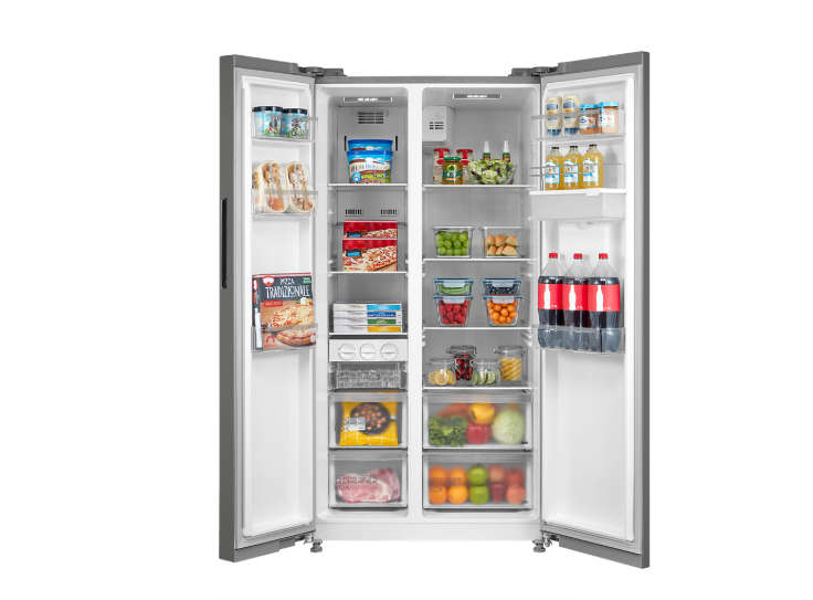 Midea 513L Inverter Side by Side Freezer Fridge Stainless Steel A+