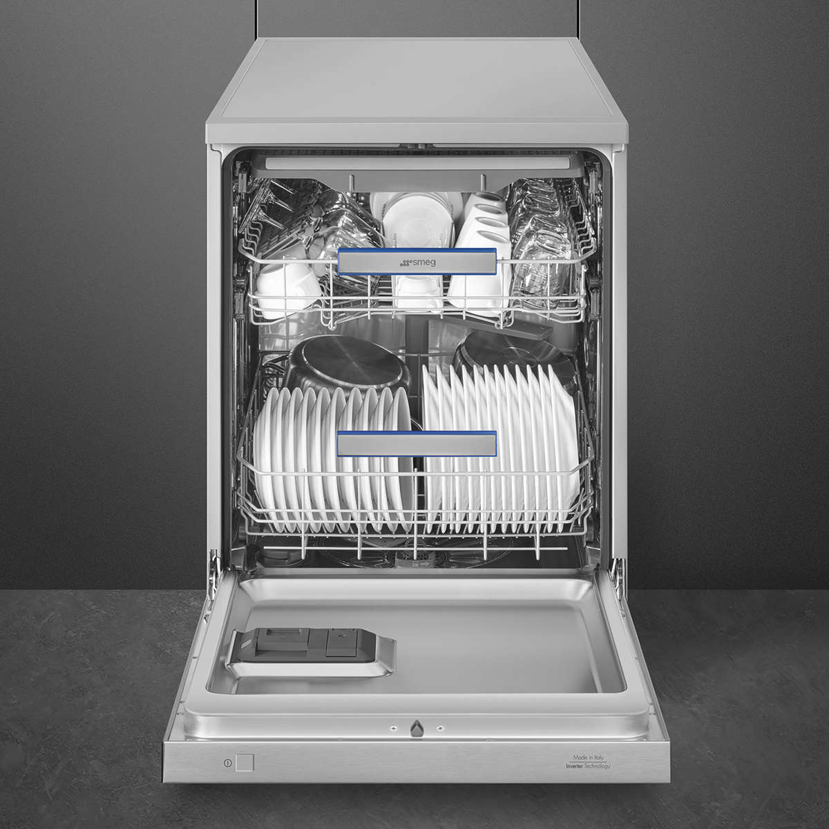 Smeg 60cm Stainless Steel 15PL Dishwasher - DW83TXSA