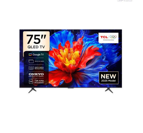TCL 75-INCH 75P8K QLED GOOGLE TV 144HZ