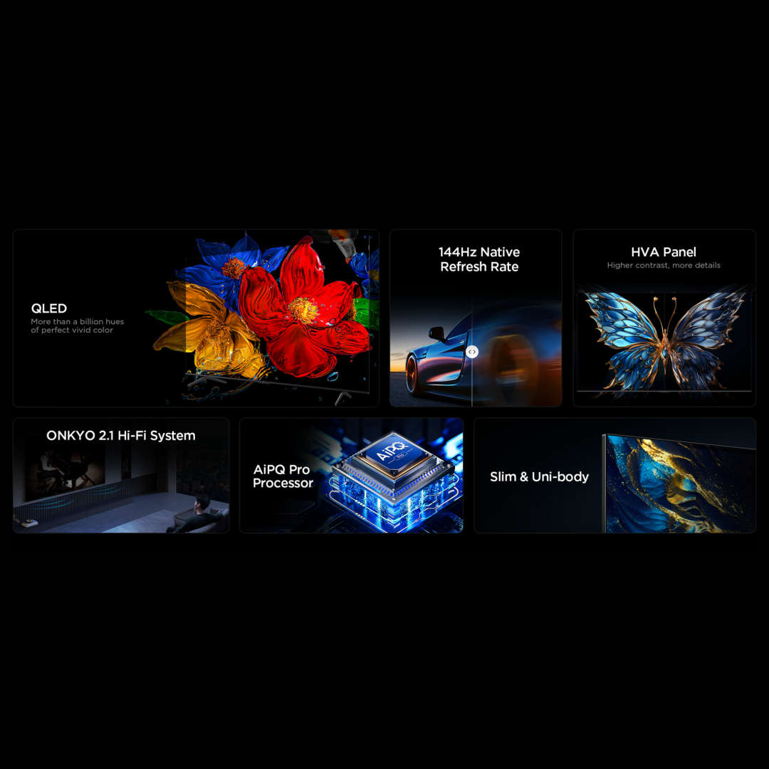 TCL 85-Inch QLED Google TV-85P8K