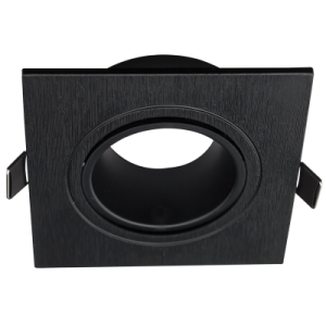 Square Recessed Polycarbonate with Antiglare Ring