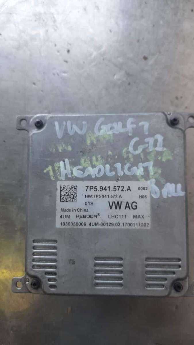 VW Golf 7 GTI Headlight Ballast 7P5941572A