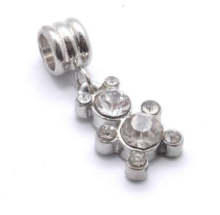 Pandora charm with white bear design 16.5mm