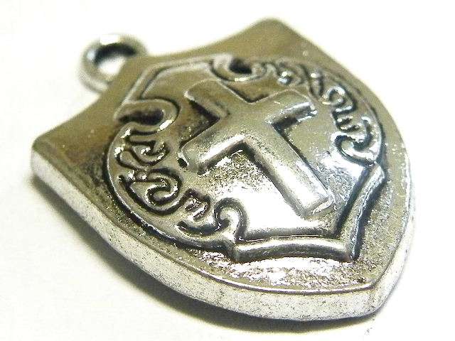Armour of God shield charm, 21mm