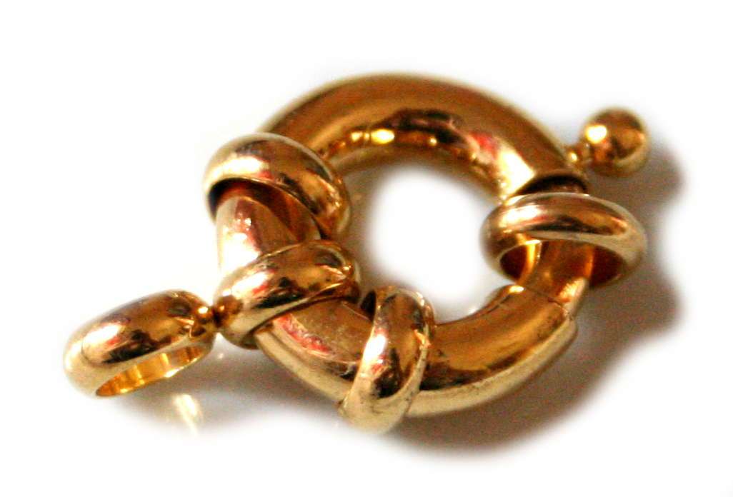 Signoretti Clasp in Gold Colored Base Metal 15.5mm