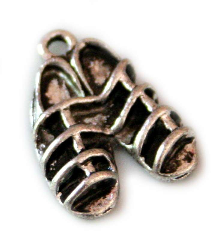 Armour of God sandals charm, 20mm