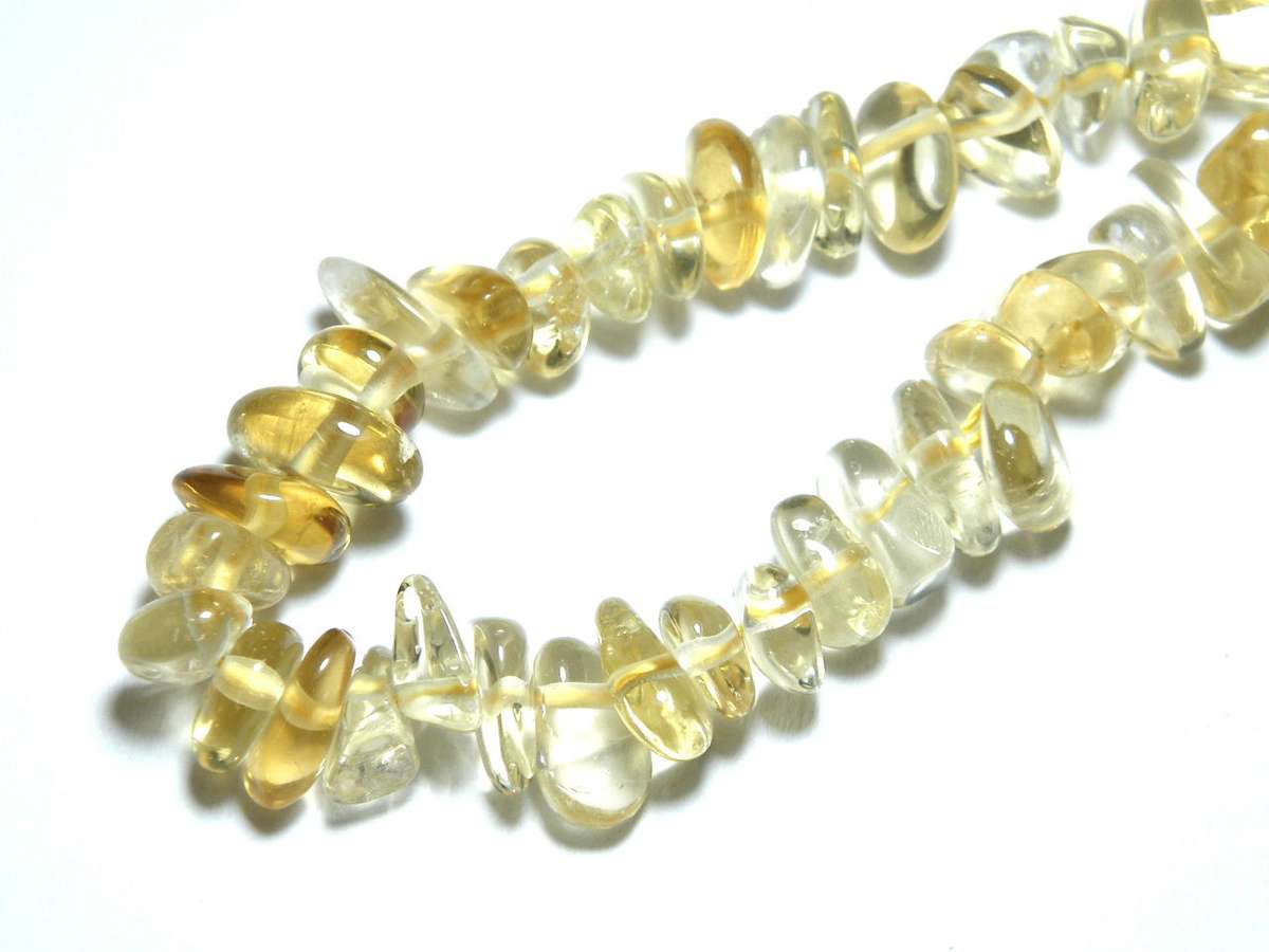 Citrine Chip string, A grade, 80cm - Silver Hills 0.03kg