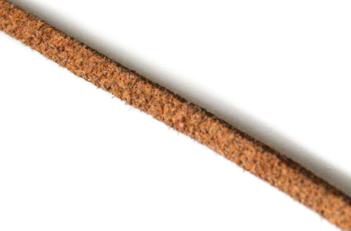 Light brown felt string, 3mm, 1 meter - Silver Hills 0.01kg