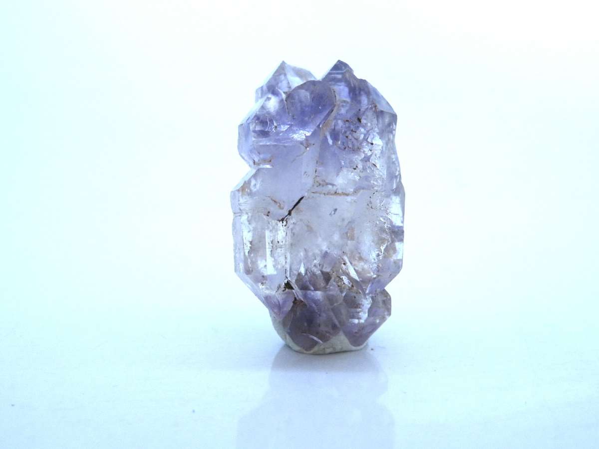 Thumbnail skeletal amethyst crystal from Zambia 1-3cm