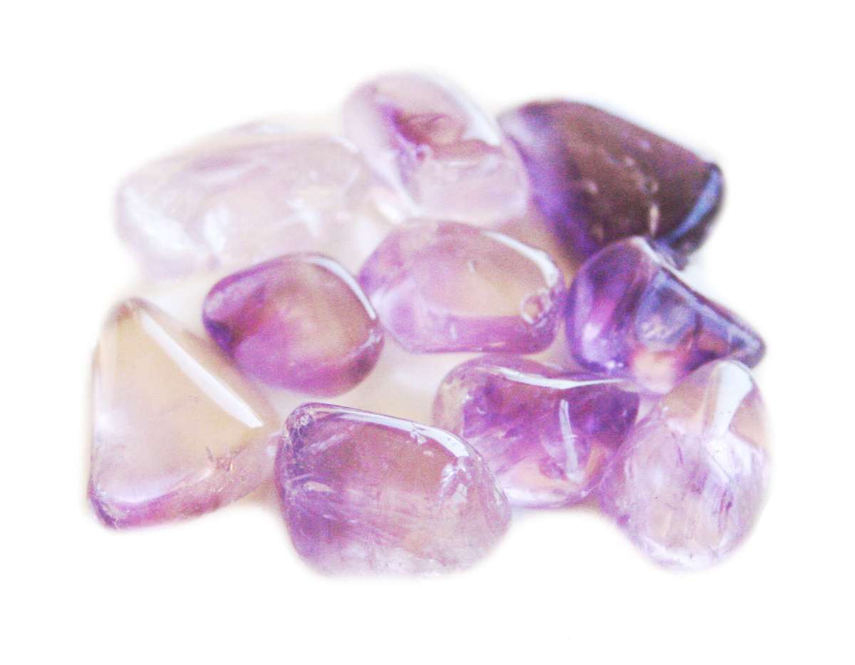 Amethyst tumble, B-grade, 15-20mm - Silver Hills 0.01kg