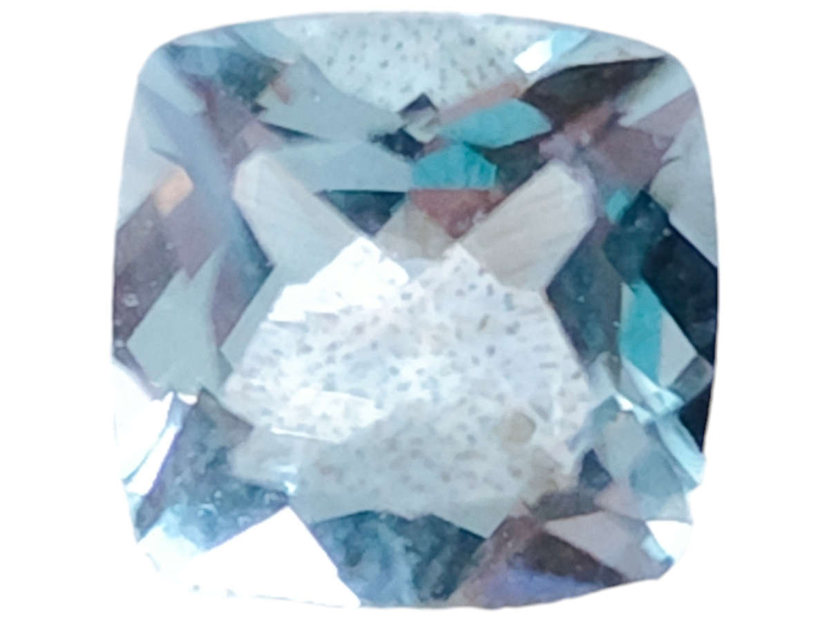 Aquamarine, cushion cut, 1.64ct, 7.5m