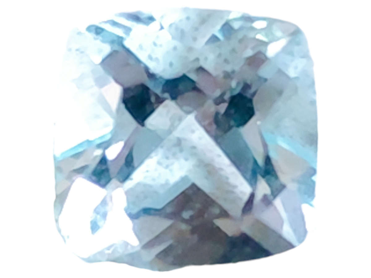 Aquamarine, cushion cut, 1.915ct, 8mm