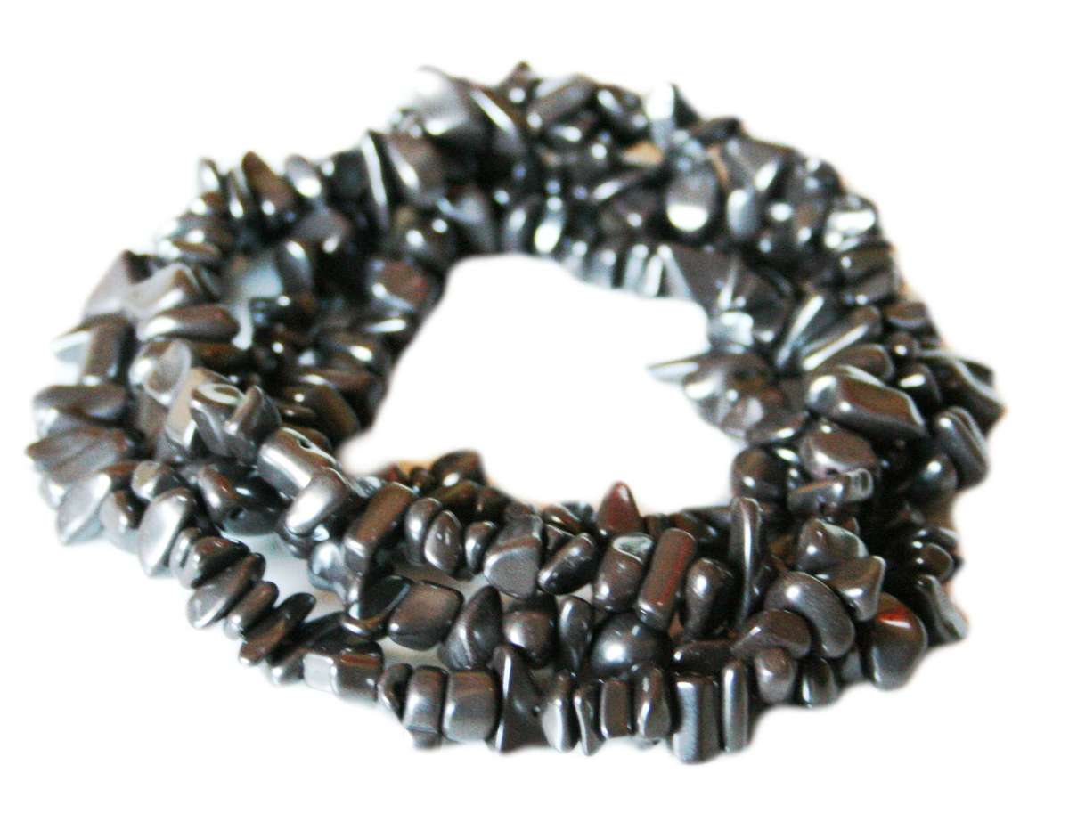 Hematite chip string, 80cm - Silver Hills 0.10kg