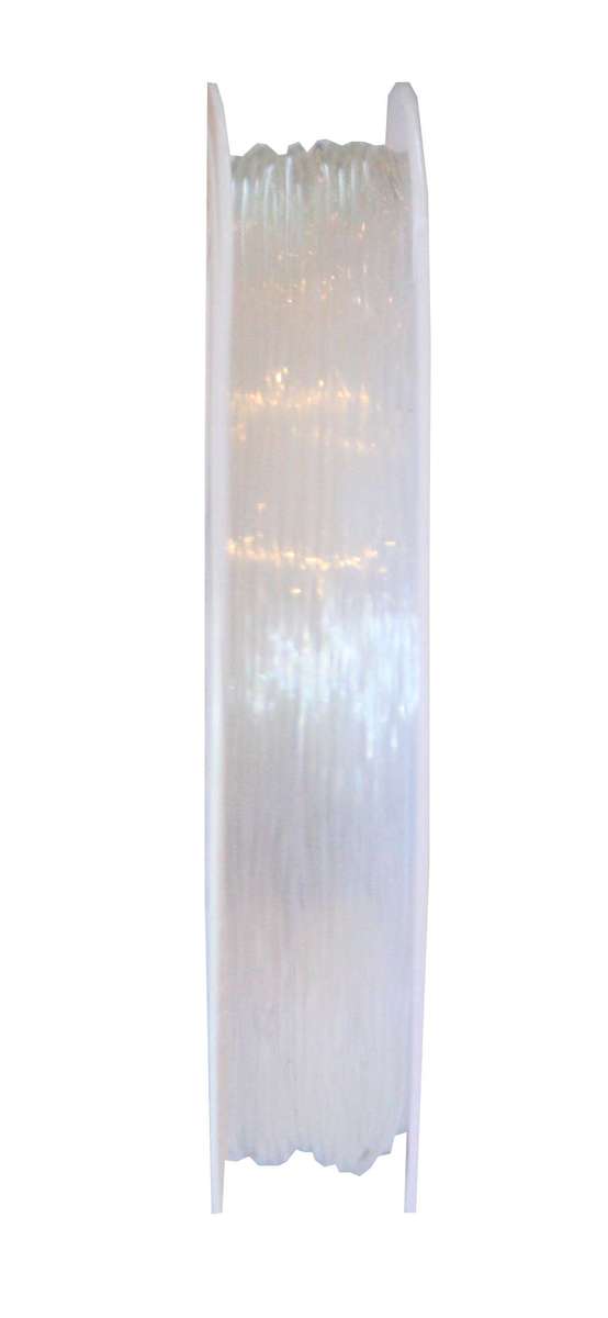 Stretch cord, clear, 0.7mm, 8m