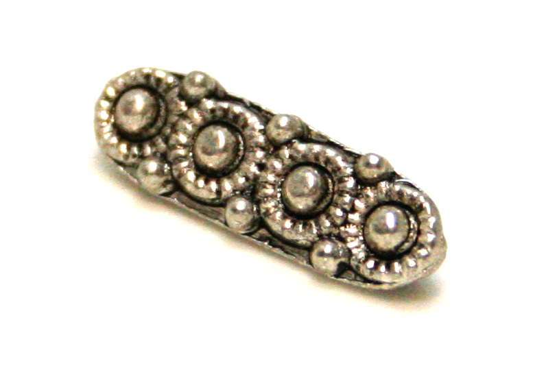 10 x Modern spacer, 3 row, 5x15mm